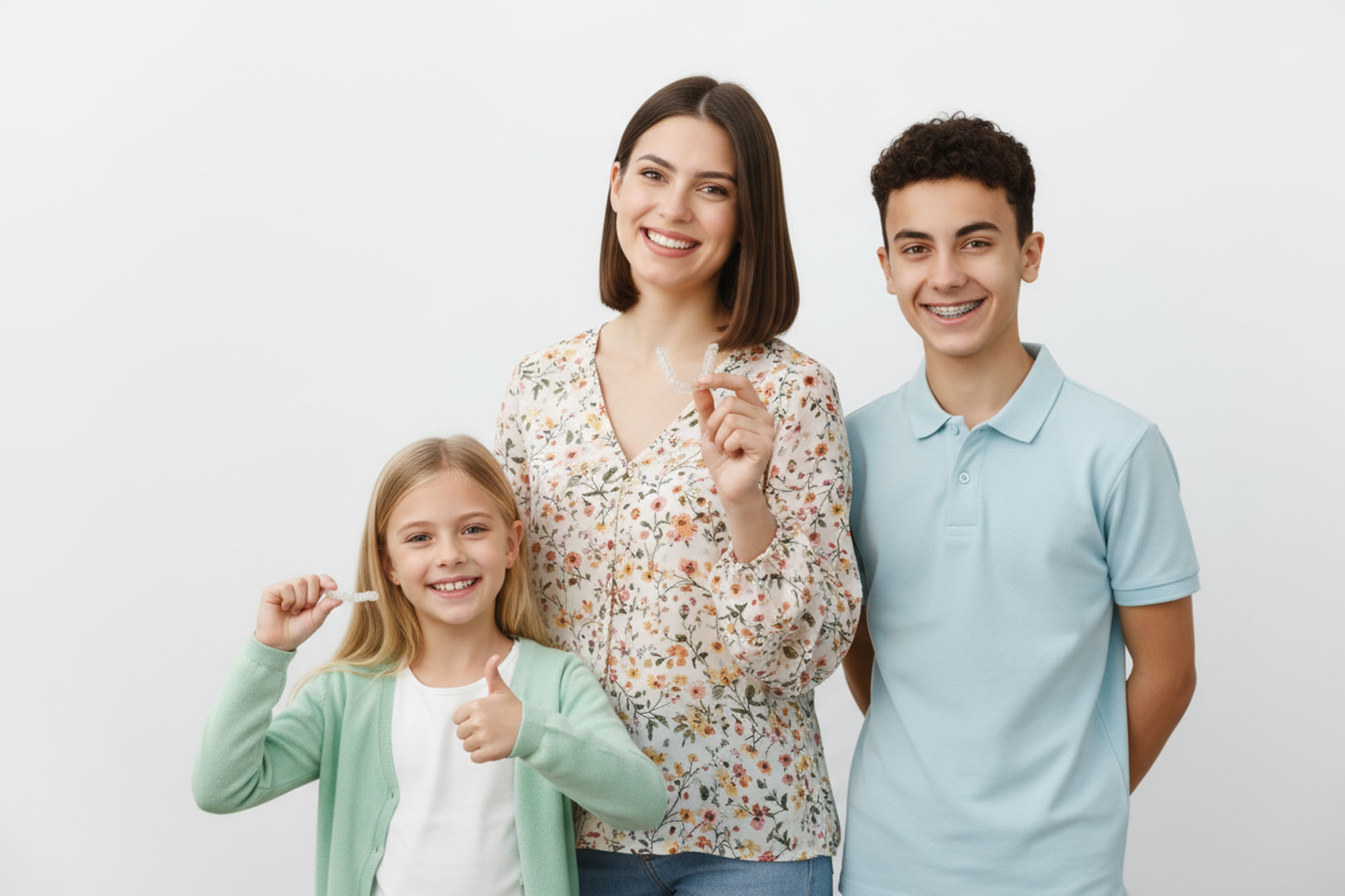 apparecchio denti fisso e invisibile 1